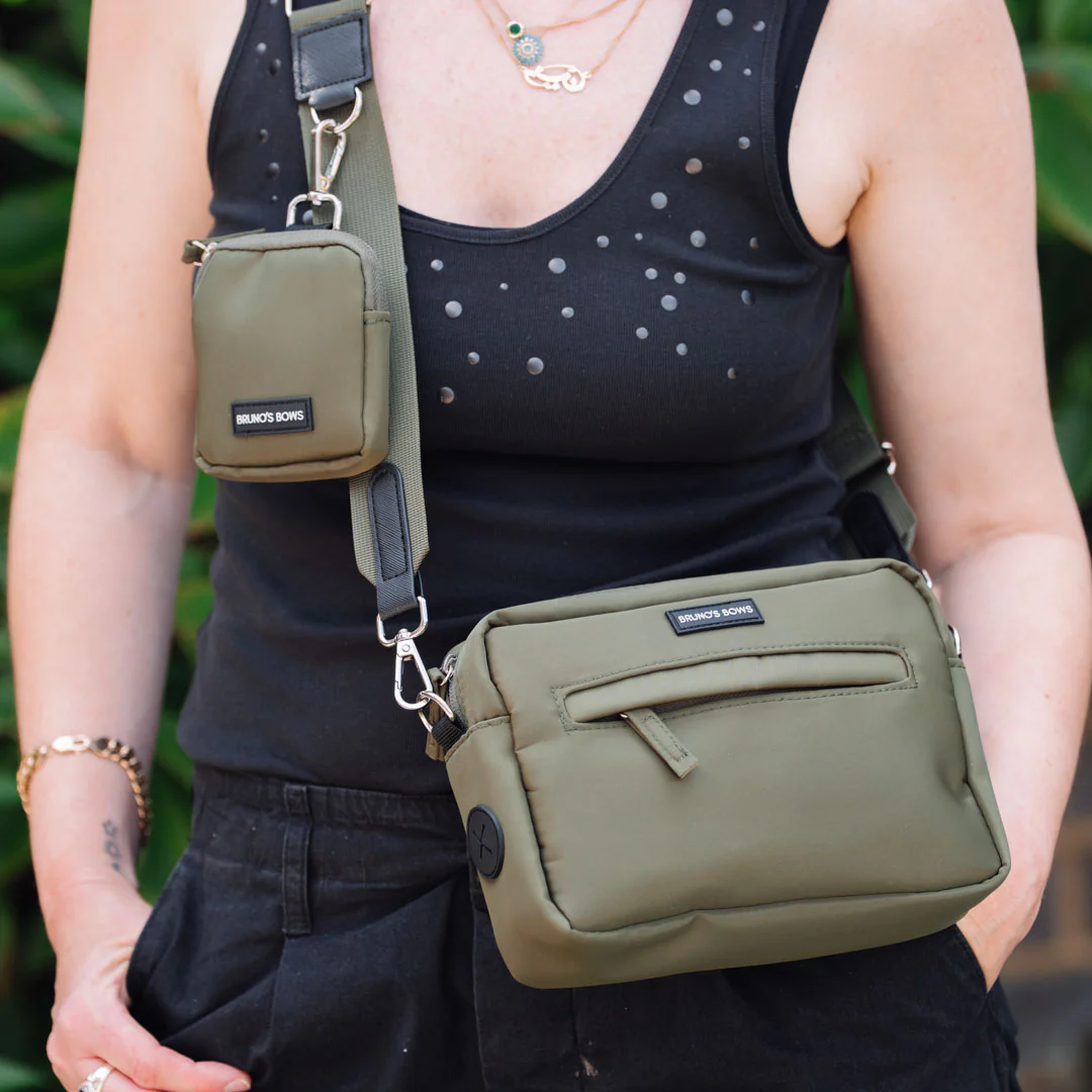 Khaki Green Dog Walking Bag - Image 6