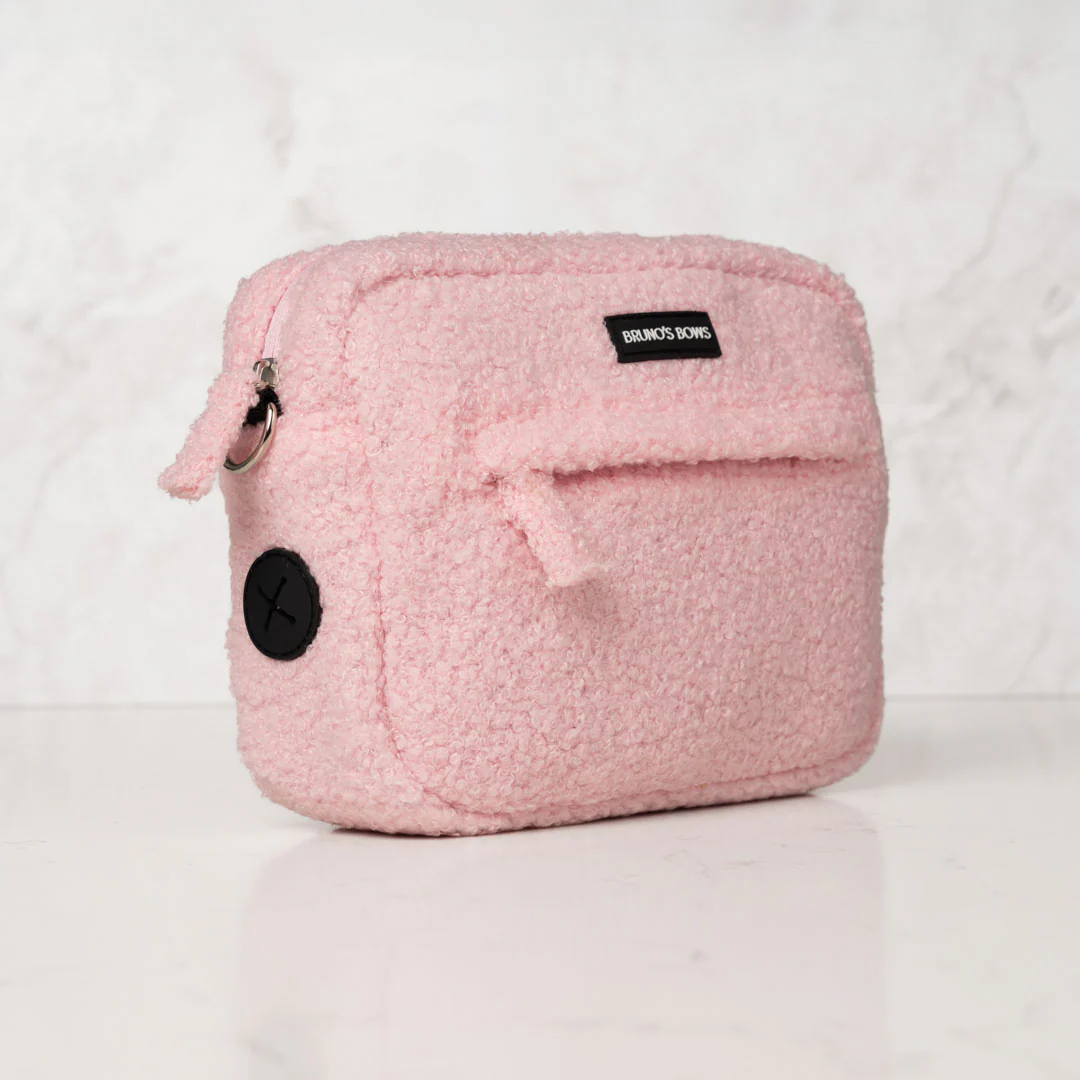 Teddy Pink Dog Walking Bag - Image 5